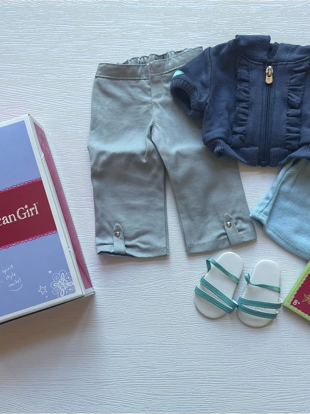 American Girl NIB Ruffled Hoodie Outfit Retired